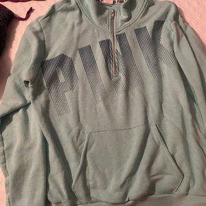 Large PINK quarter zip sweatshirt
